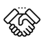 Handshake icon alongside the number to call for PFAS waste disposal